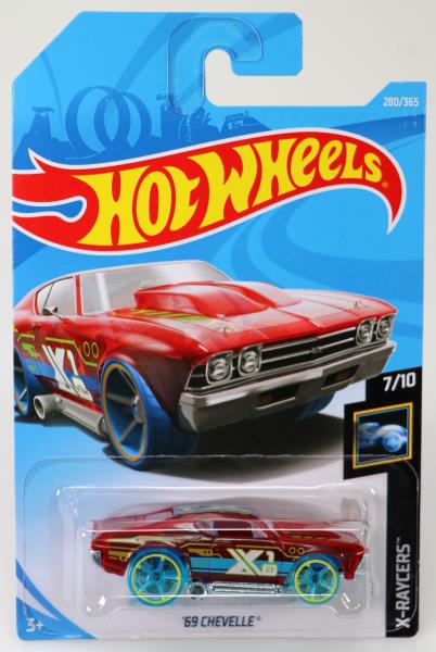 hot wheels 69 chevelle x raycers