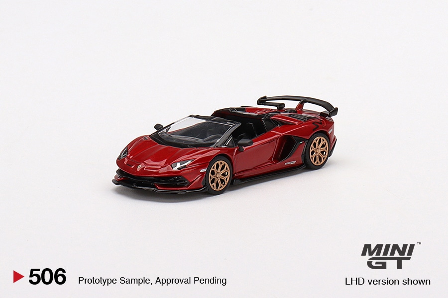 MINI GT No.506 Lamborghini Aventador SVJ Roadster Rosso Efesto RHD ...