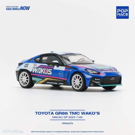 POP RACE 1:64 Toyota GR86 - TMC Wako's Macau GP 2023 PR640079