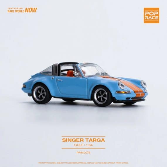 POP RACE 1:64 Singer Targa - Gulf PR640078