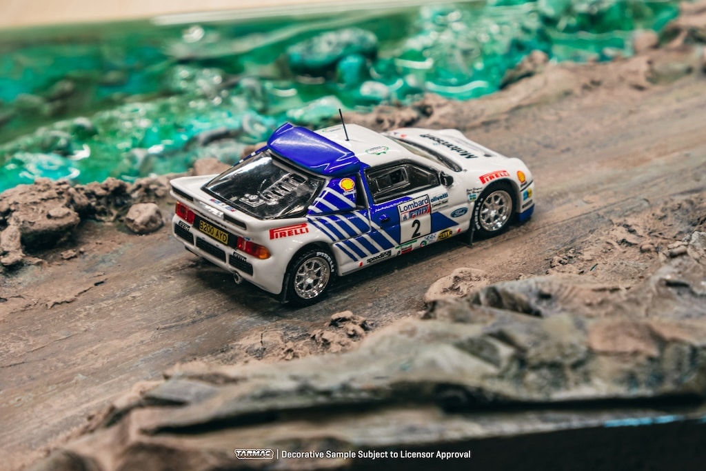 Tarmac Works 1:64 HOBBY64 Ford RS200 Lombard RAC Rally 1986 Stig ...