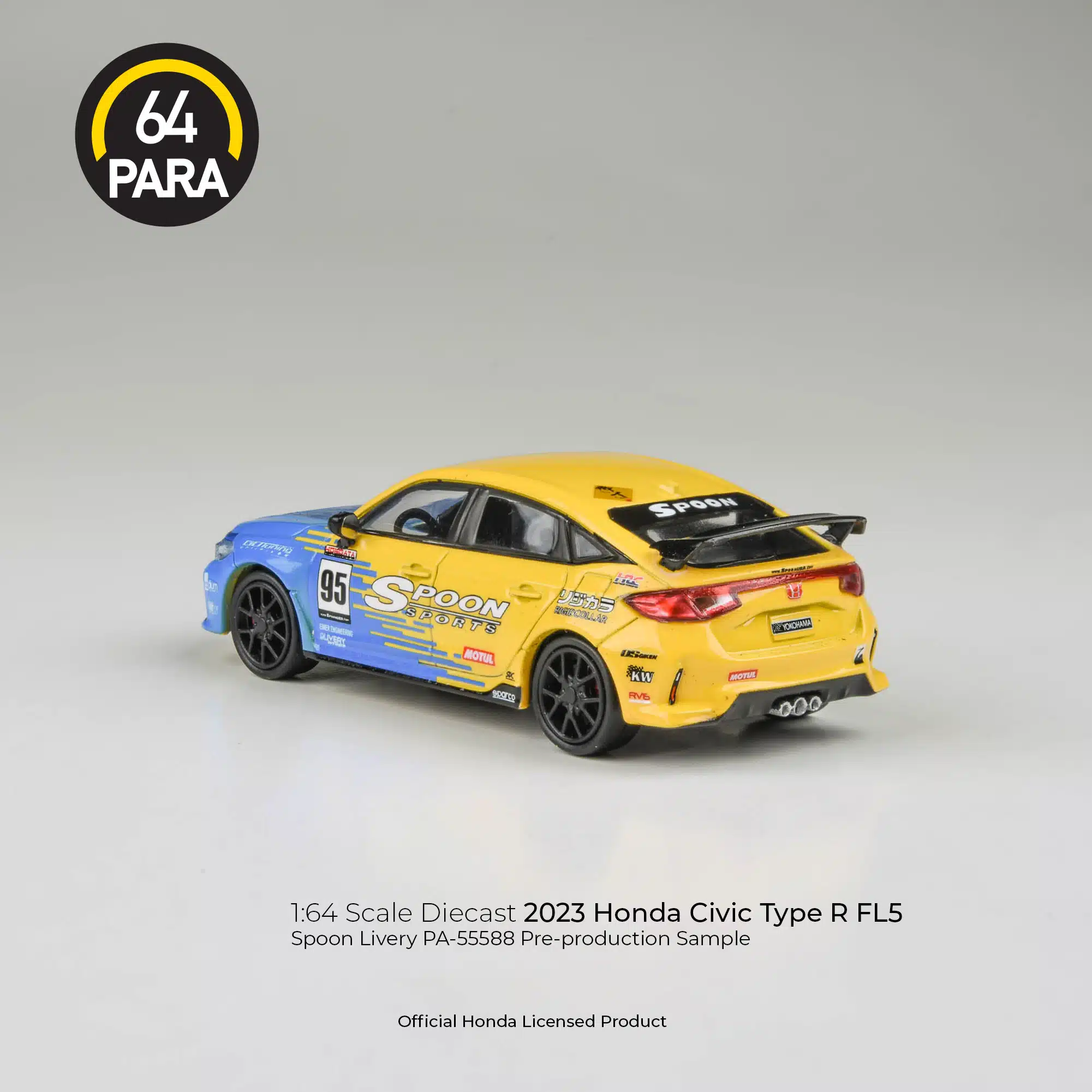 PARA64 1:64 2023 Honda Civic Type R FL5 Spoon Livery PA-55588 [Pre-Order] -  Gift2kids