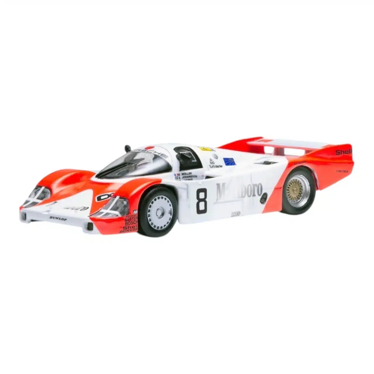 Sparky x Tiny 1/64 Porsche 956 No.8 6th 24H Le Mans 1983 B.Wollek K.Ludwig  S.Johansson & 1983 Le Mans #34 Brock/Perkins Combo Set (Tiny Exclusive)  YCOMBO64014 Diecast Model Cars [Pre-Order] - Gift2kids