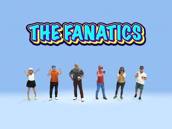 American Diorama 1:64 Figure Set: The Fanatics AD-2420