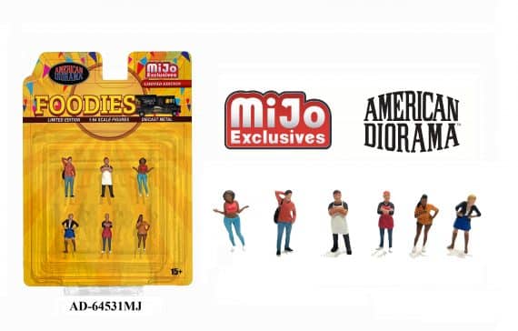 American Diorama 1:64 Figure Set: Foodies AD-64531MJ