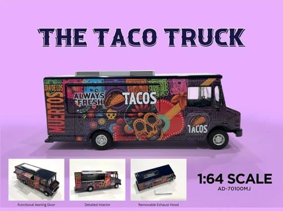 American Diorama 1:64 miJo Exclusives The Taco Truck Limited Edition AD-70100MJ