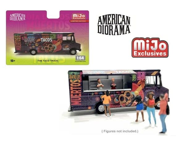 American Diorama 1:64 miJo Exclusives The Taco Truck Limited Edition AD-70100MJ