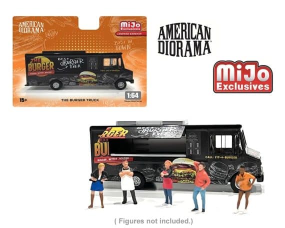 American Diorama 1:64 miJo Exclusives The Burger Truck Limited Edition AD-70101MJ